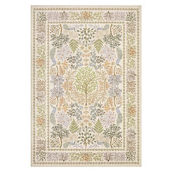 Area Rug Washable Area Rug Vintage Carpet for Living Room, Bedroom & Dining Room