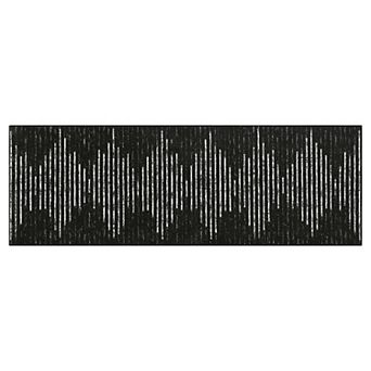 Modern Line Machine Washable Area Rug Low-Pile Non-Slip Carpet for Bedroom Living Room Porch
