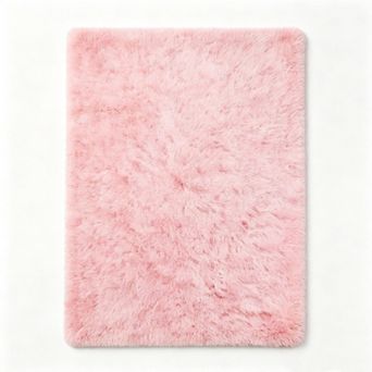 Abstract High Pile Area Rug Soft Thick Comfort Carpet for Bedroom Living Room Home Floor Decor