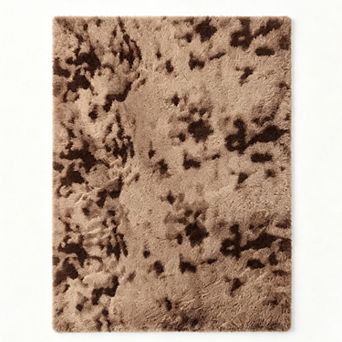 Abstract High Pile Area Rug Soft Thick Comfort Carpet for Bedroom Living Room Home Floor Decor