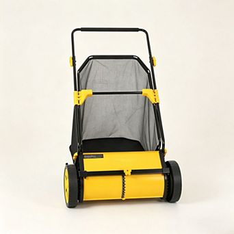 21 in Manual Leaf & Grass Collector with 3.5 Cu. ft. Large Mesh Bag