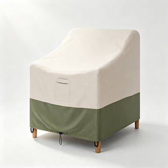 Waterproof Patio Adirondack Chair Cover, Outdoor Furniture Cover with Buckle Straps