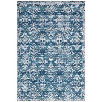 Floral Carpet Area Rugs for Living Room Area Rug Non Slip Indoor Low Pile Soft Rugs for Bedroom