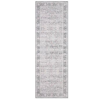 Boho Area Rugs Vintage Area Rugs Non-Slip Reversible Machine Washable Rug for Living Room Bedroom