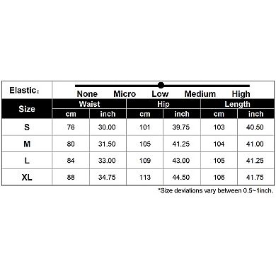 Women Cargo Wide Leg Casual Pants with Side Pockets