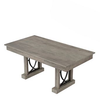 71-Inch Dining Table for 6-8 with 2 Drawers