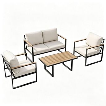 4 pc Outdoor Conversation Sofa Set