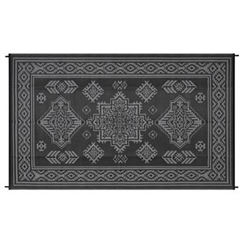 Outdoor Rug Waterproof Vintage Medallion Patio Plastic Straw Rugs Patio Rug Carpet