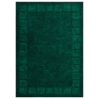 Modern Geometric Area Rug Machine Washable Rug for Living Room Non-Slip Non-Shedding Border Carpet