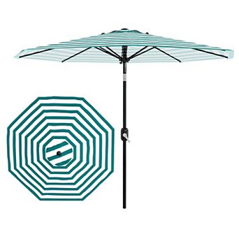 10FT 8 Sturdy Ribs Outdoor Patio Umbrella Waterproof UV Resistant with Crank Tilt