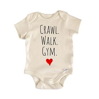 Crawl Walk Gym Newborn Baby Onesie®