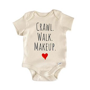 Crawl Walk Makeup Newborn Baby Onesie®