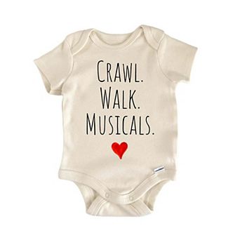 Crawl Walk Musicals Newborn Baby Onesie®