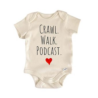 Crawl Walk Podcast Newborn Baby Onesie®