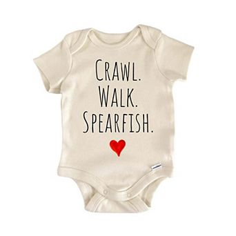 Crawl Walk Spearfish Newborn Baby Onesie®