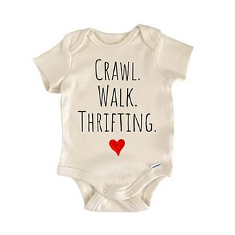 Crawl Walk Thrifting Newborn Baby Onesie®