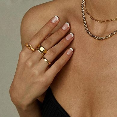 Dainty Midi Ring Pack Women