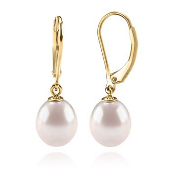 Classic Pearl Dangle Earrings