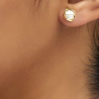 Classic Pearl Cage Studs