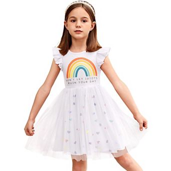 Arshiner Tulle Tutu Dress For Toddler Girls Baby Girl Plain Tutu Princess Party Sundress