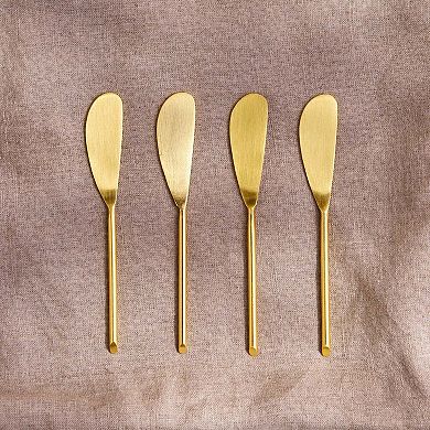 Thin Gold Small Spreader - Set of 4