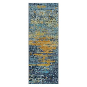 GENIMO Area Rugs for Living Room Machine Washable Non Slip Backing Modern Rug Low Pile Modern