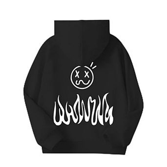 Arshiner Girls Tie Dye Sweatshirts Loose Casual Hoodies Long Sleeve Pullover Hooded Tops