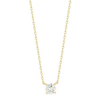 Everyday by Sunkissed Round Cubic Zirconia Solitaire Pendant Necklace