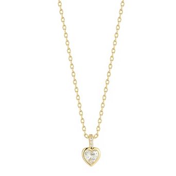 Everyday by Sunkissed Mini Heart Cubic Zirconia Pendant Necklace