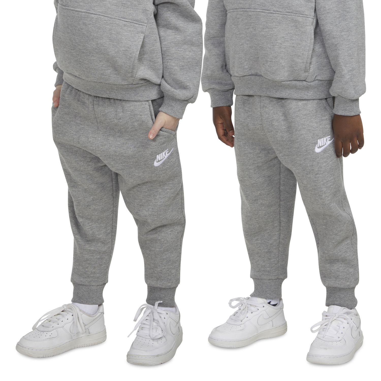 Брюки Nike Sportswear Club Fleece Jogger для малышей, цвет: Тёмный серый — фото 1