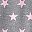 Rose Light Grey Stars