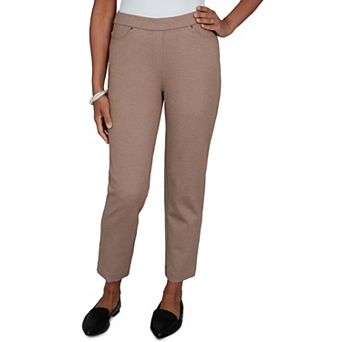 Women's Alfred Dunner Regent Street Ponte Knit Short Length Pants