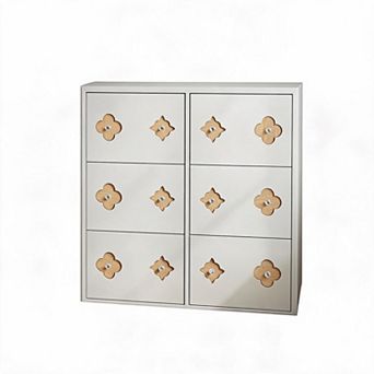  Shoe Cabinet with 6 Flip Drawers, Shoe Storage Cabinet,Wooden Shoe Organizer Cabinet for Entryway