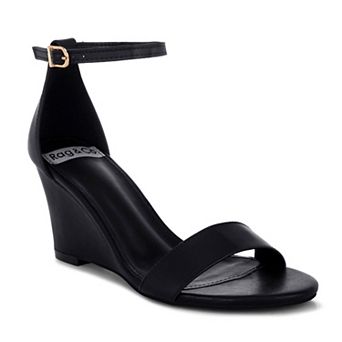 Rag & Co Pobora Women's Genuine Leather Slim Wedge Heel Sandals