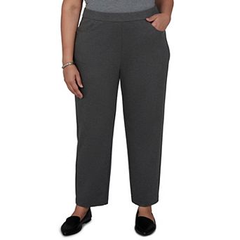 Plus Size Alfred Dunner Regent Street Ponte Knit Pants