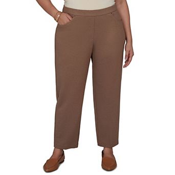 Plus Size Alfred Dunner Regent Street Ponte Knit Pants