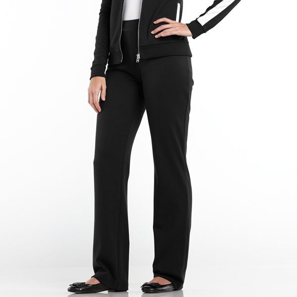 Chaps Festive Casual StraightLeg Yoga Pants Women's