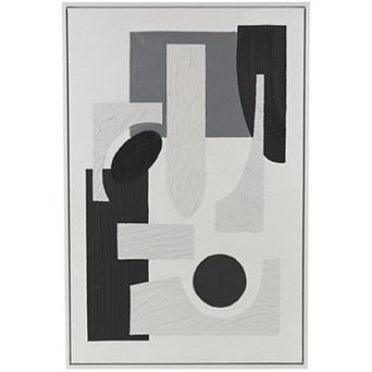 Stella & Eve Canvas Textured Framed Wall Art