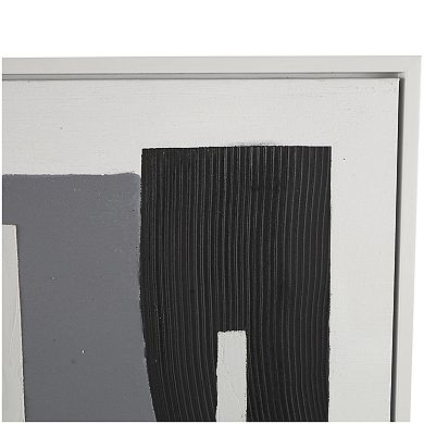 Stella & Eve Canvas Textured Framed Wall Art