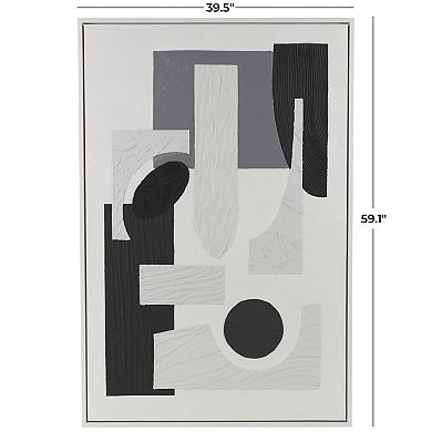 Stella & Eve Canvas Textured Framed Wall Art