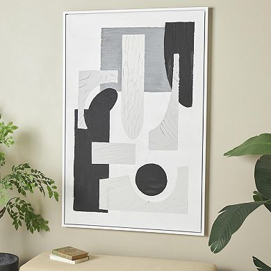 Stella & Eve Canvas Textured Framed Wall Art