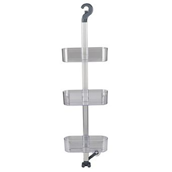 Bath Bliss Height Adjustable 3 tier Shower Caddy Corner Bathroom Organizer