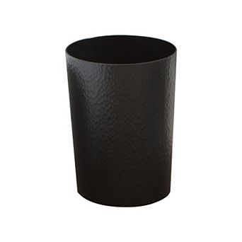 Bath Bliss Hammered Textured Bathroom Trash Can