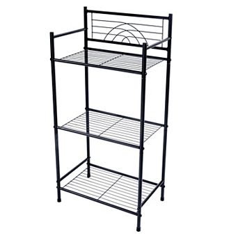 Bath Bliss 3 tier Freestanding Bathroom Space Saver Over Toilet Storage Organizer