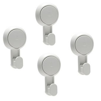 Bath Bliss 4-Pack Gel-Suction Power Hooks