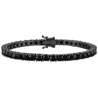 Ivy Sharpe Black Rhodium-Plated Spinel Bracelet