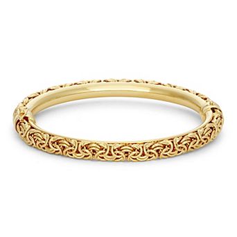 Ivy Sharpe Plated Byzantine Bangle Bracelet