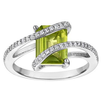 Ivy Sharpe Peridot Polished Prong Set Traditional Ring