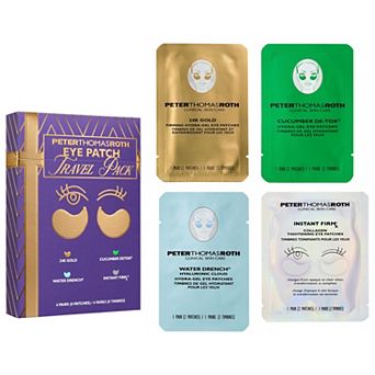 Peter Thomas Roth Eye Mask Patches Travel Gift Set for Fine Lines, Dark Circles, Puffiness and Dryness