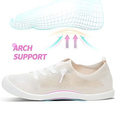 Casual Knit Walking Sneakers